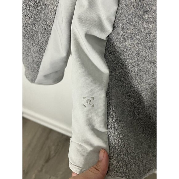 Lululemon Tundra Trek Jacket Mens Large 1/2 Zip Wool Blend Pullover Gray Sweater - Picture 9 of 13